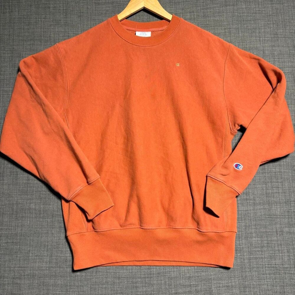 Champion Men's Orange Sweatshirt